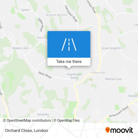 Orchard Close map