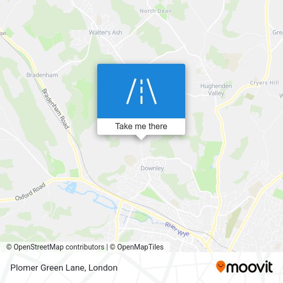Plomer Green Lane map