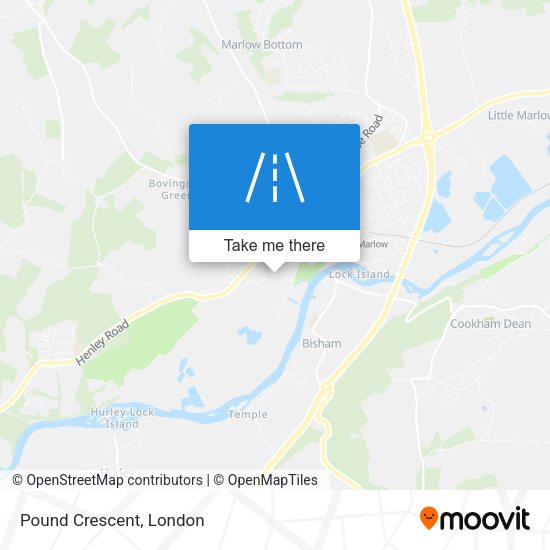 Pound Crescent map