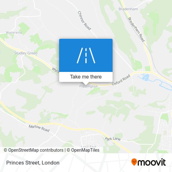 Princes Street map