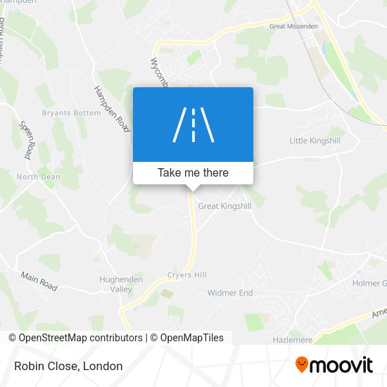 Robin Close map