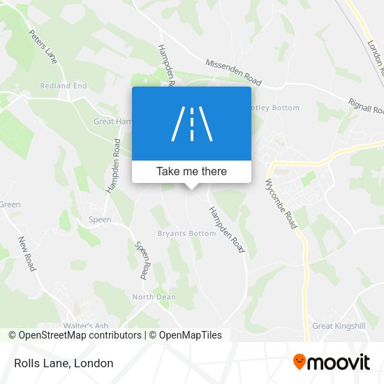 Rolls Lane map