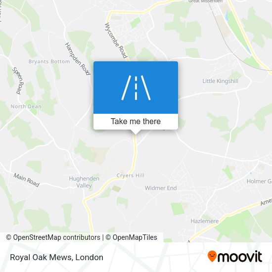 Royal Oak Mews map