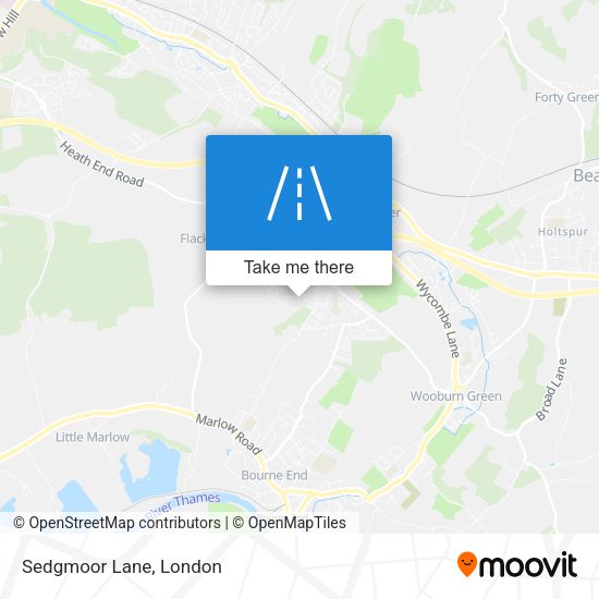Sedgmoor Lane map