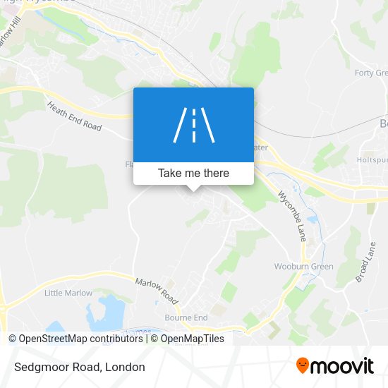 Sedgmoor Road map