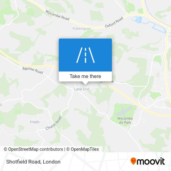 Shotfield Road map