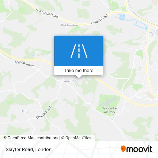 Slayter Road map