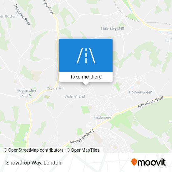 Snowdrop Way map