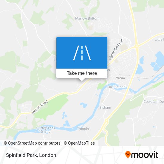 Spinfield Park map