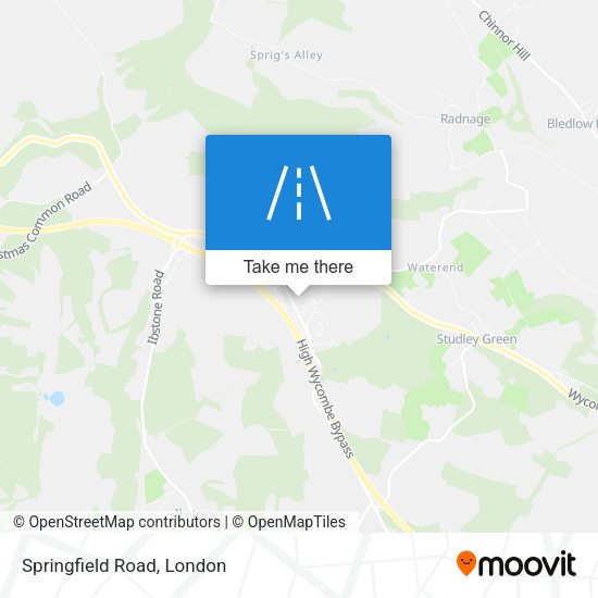 Springfield Road map