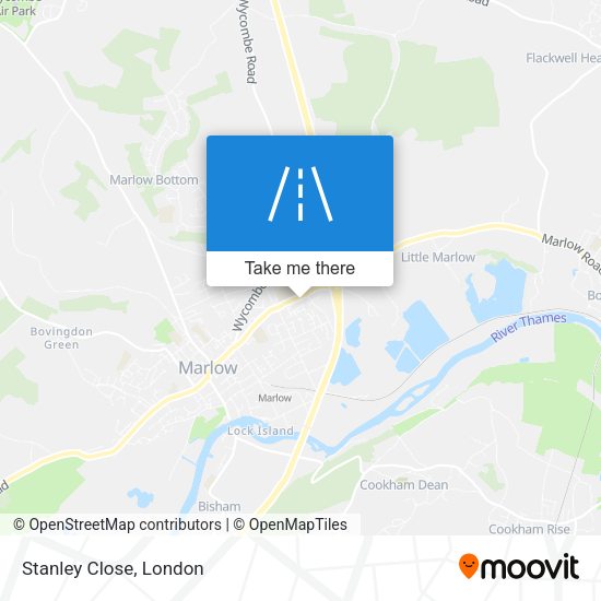 Stanley Close map