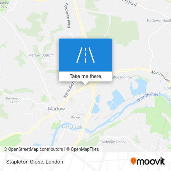 Stapleton Close map