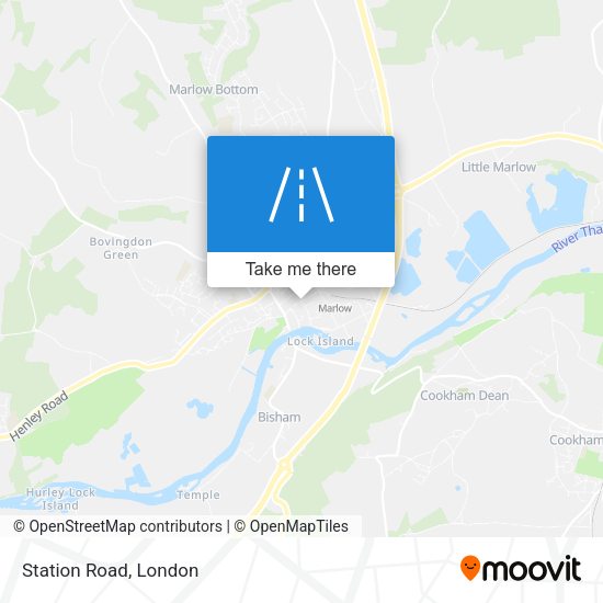 Station Road map