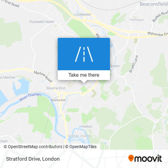 Stratford Drive map