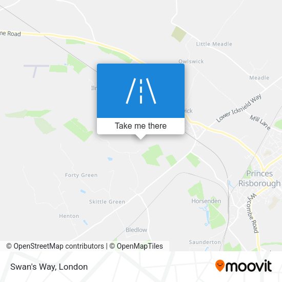 Swan's Way map