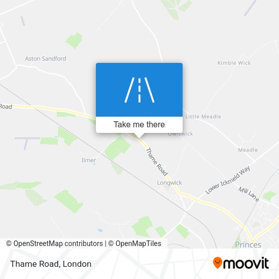 Thame Road map