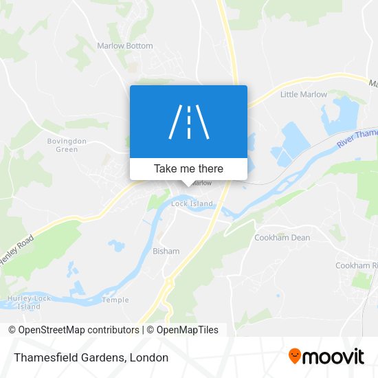 Thamesfield Gardens map