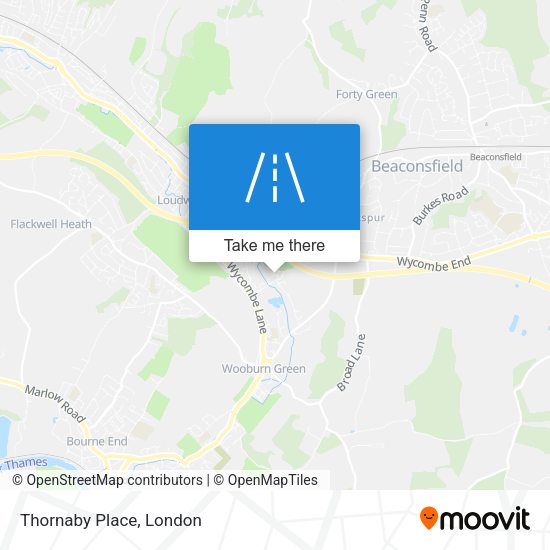 Thornaby Place map