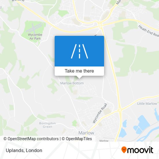 Uplands map