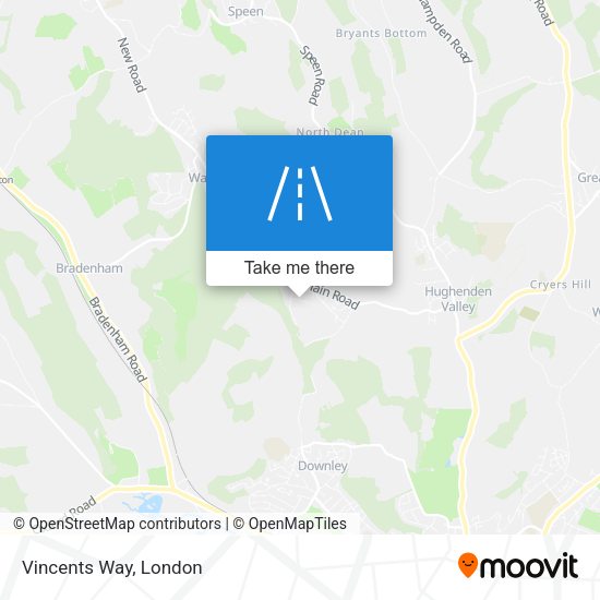 Vincents Way map