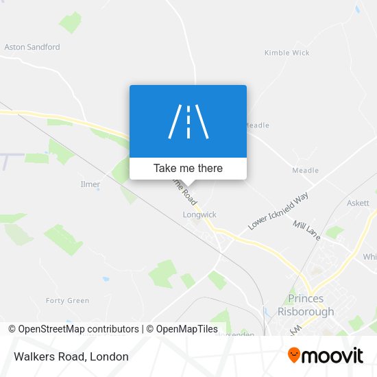 Walkers Road map