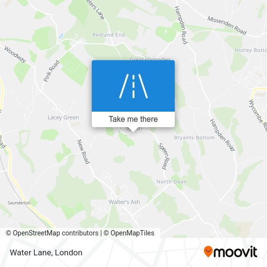 Water Lane map