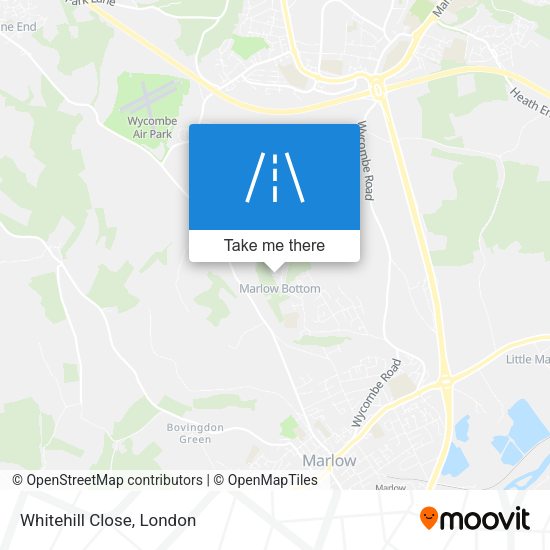 Whitehill Close map