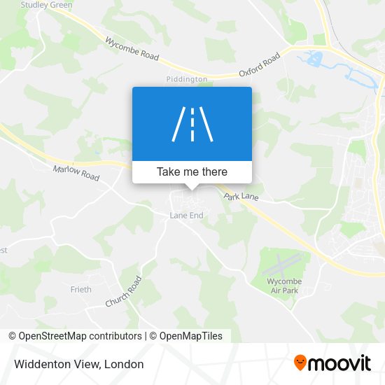 Widdenton View map