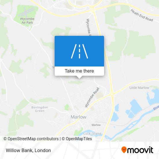 Willow Bank map