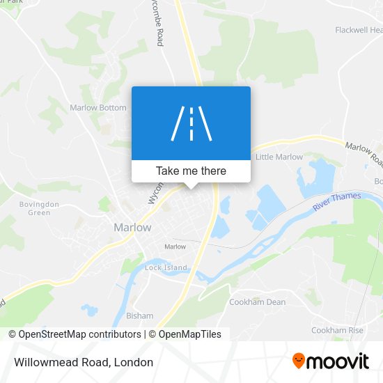Willowmead Road map