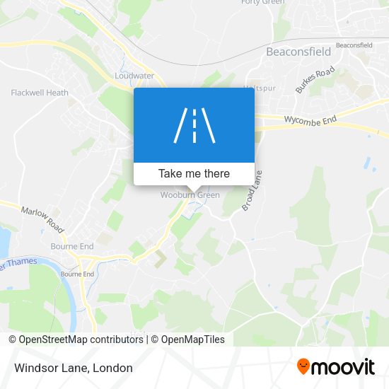 Windsor Lane map