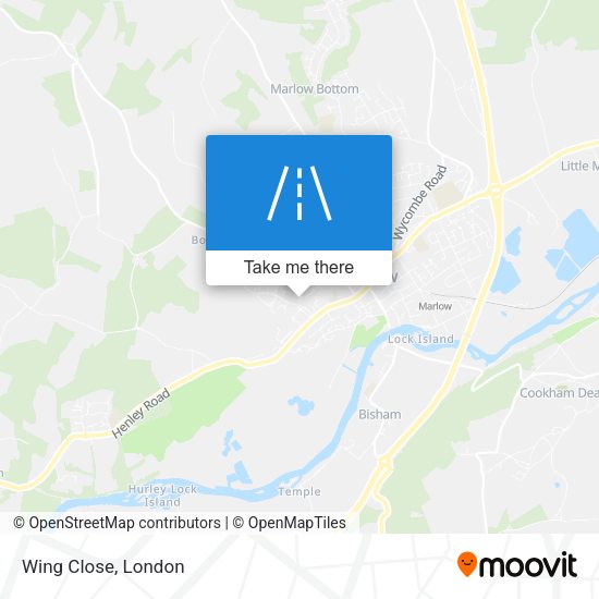 Wing Close map