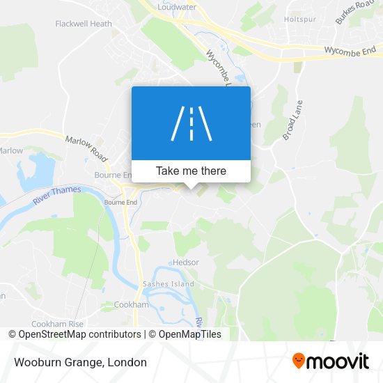 Wooburn Grange map
