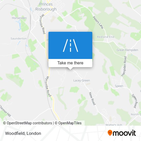 Woodfield map