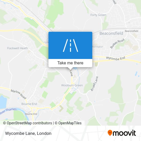 Wycombe Lane map