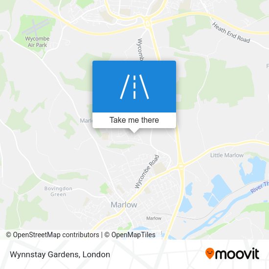 Wynnstay Gardens map