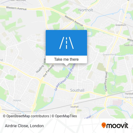 Airdrie Close map