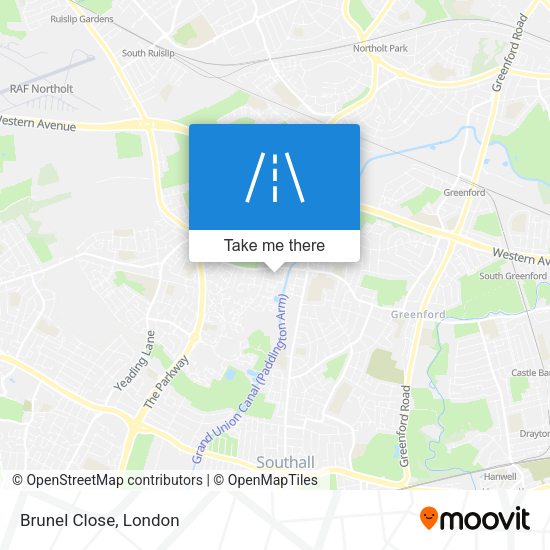 Brunel Close map