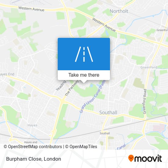 Burpham Close map