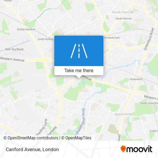 Canford Avenue map