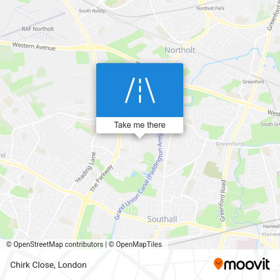 Chirk Close map