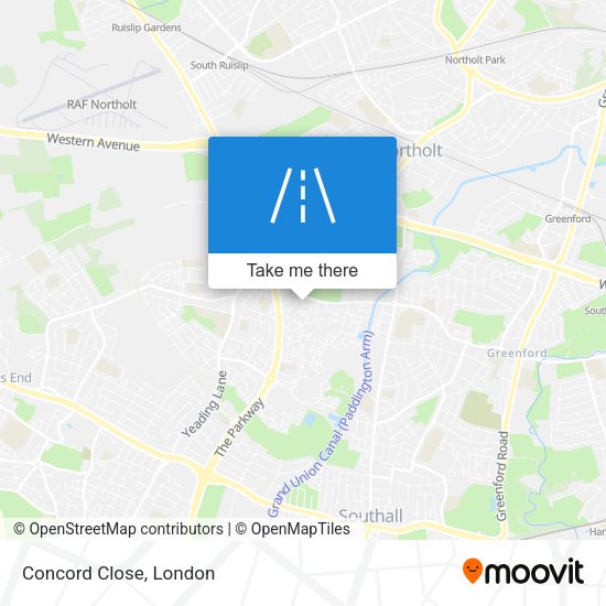 Concord Close map
