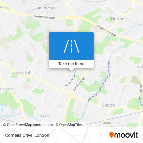 Cornelia Drive map