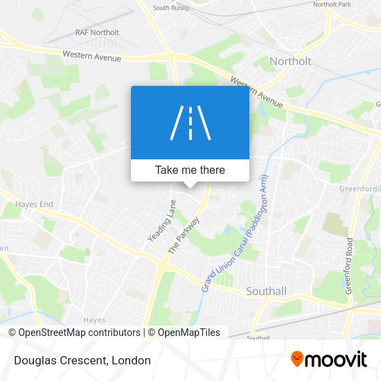 Douglas Crescent map