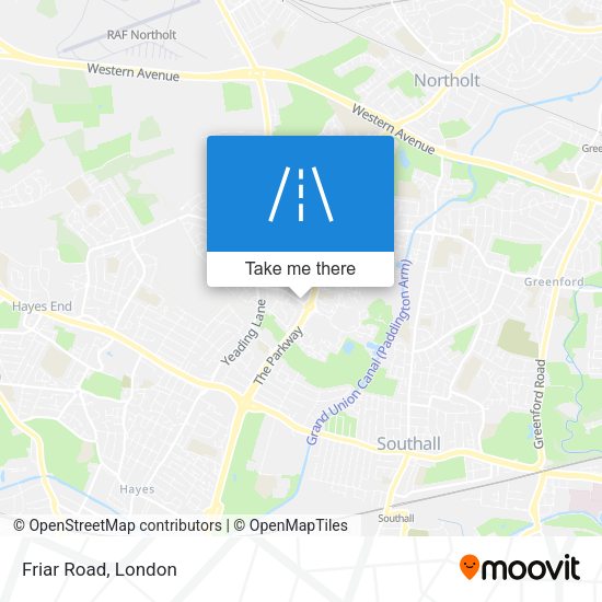 Friar Road map