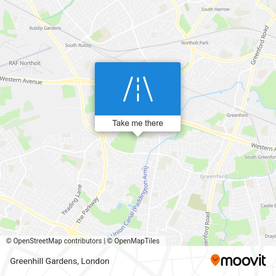 Greenhill Gardens map