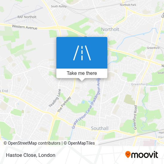 Hastoe Close map