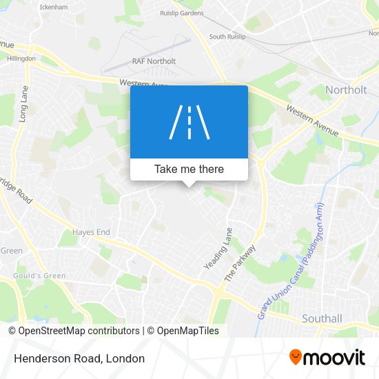 Henderson Road map