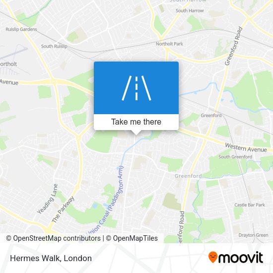 Hermes Walk map