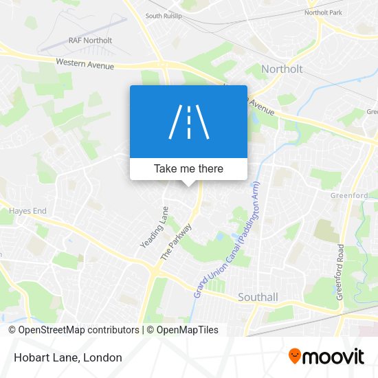Hobart Lane map